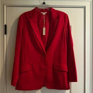 Red Blazer (Womens) Size Large Max Studio